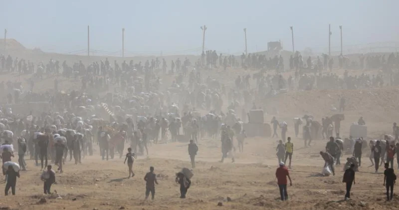 Qəzzada humanitar yardım almaq istəyən 22 nəfər öldürülüb