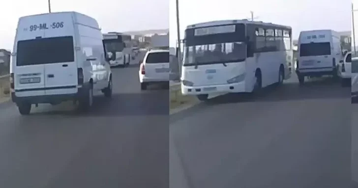 На дороге Локбатан Гобу водитель Ford совершил опасный маневр