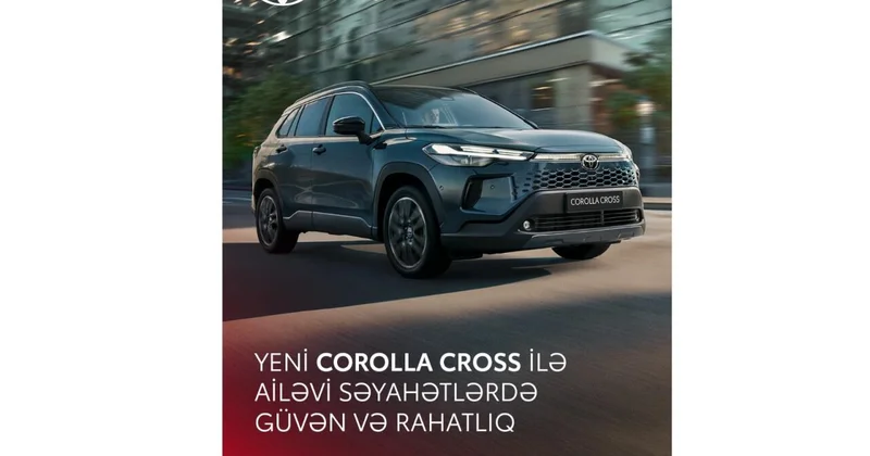 Yenilənmiş Toyota Corolla Cross: Texnoloji praktikliyin zərif nümunəsi