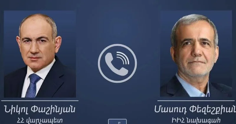 Пашинян успокоил Пезешкиана по телефону