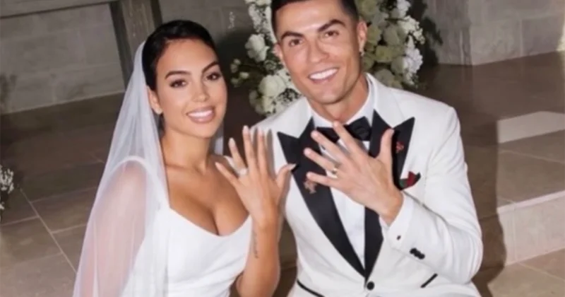 Ronaldo və Corcina Rodriges evləndi Foto