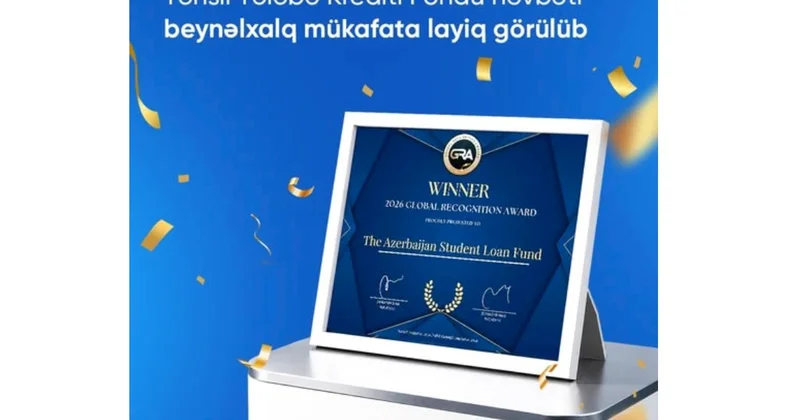 Təhsil Tələbə Krediti Fondu növbəti beynəlxalq mükafata layiq görülüb