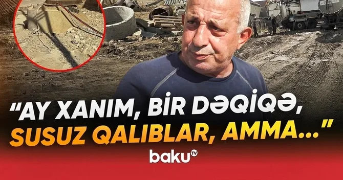 Sakinlərin problemləri bitmək bilmir: Natəmiz su işlədirik, çölə çıxa bilmirik!