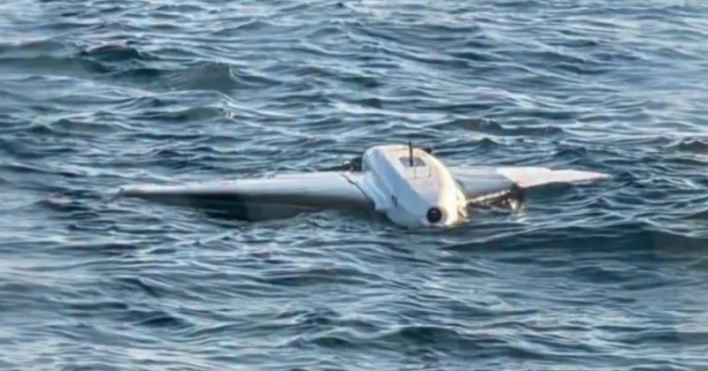 Дроны вблизи газового проекта Румынии в Черном море видео