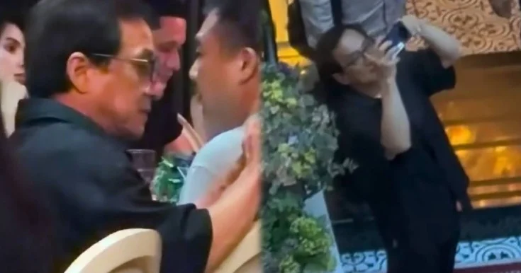 Ceki Çan milli yeməklərimizdən yeyib, muğam dinlədi