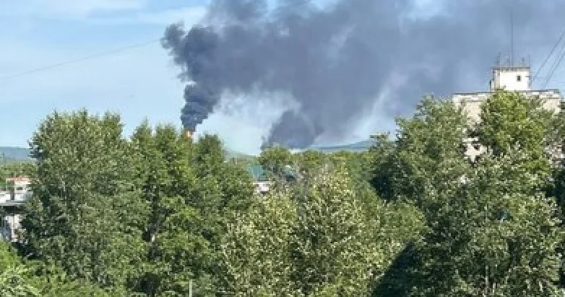 В Комсомольске на Амуре горел НПЗ
