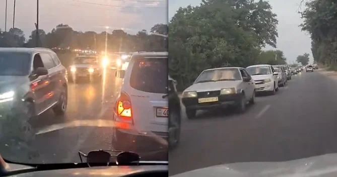 Dünən Nabran istiqamətində sıxlıq olub