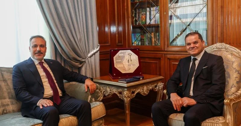 Hakan Fidan Liviyanın Baş naziri ilə görüşüb