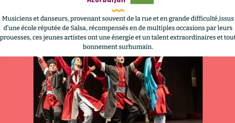 “Ritm” rəqs qrupu Azərbaycanı Fransada beynəlxalq folklor festivalında təmsil edir