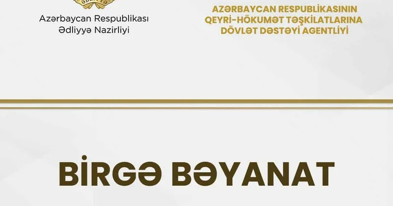 Bir sıra QHT lər qanunla qadağan olunan fəaliyyətə yol verir BƏYANAT