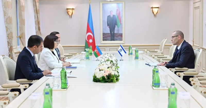 Milli Məclisin sədri Sahibə Qafarova İsrail Dövlətinin ölkəmizdə yeni təyin olunmuş səfiri ilə görüşüb