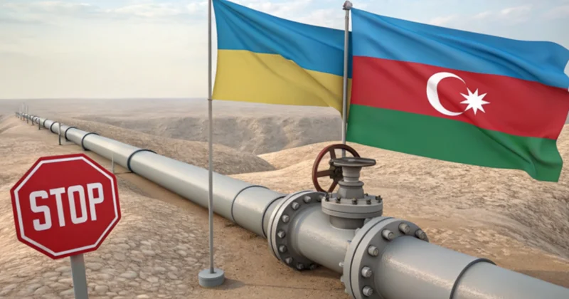 Azərbaycan qazının Ukraynaya nəqli dayandırılıb KİV