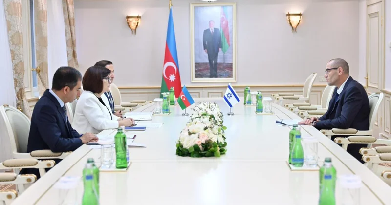 Sahibə Qafarova İsrailin yeni səfiri ilə görüşüb