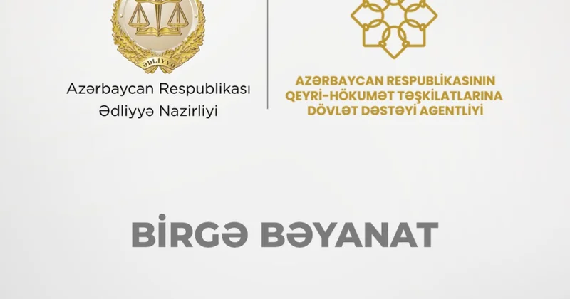 Ədliyyə Nazirliyi və QHT Agentliyindən saxta orden və medallarla bağlı bəyanat