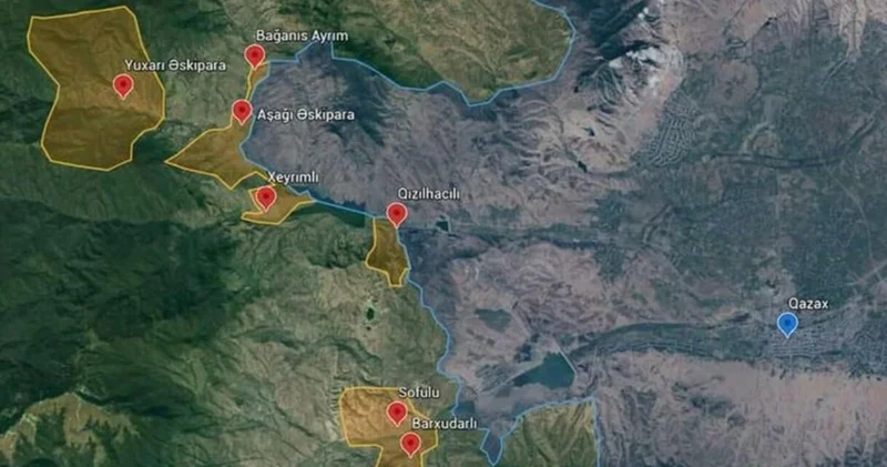 İrəvan 50 illik xəritəni açdı, Bakı yanaşmanı dəyişdi Sərhəddə kritik gəlişmə