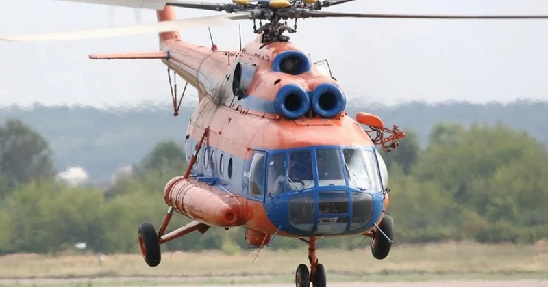 Rusiyada göyərtəsində 23 nəfərin olduğu helikopter sərt eniş edib