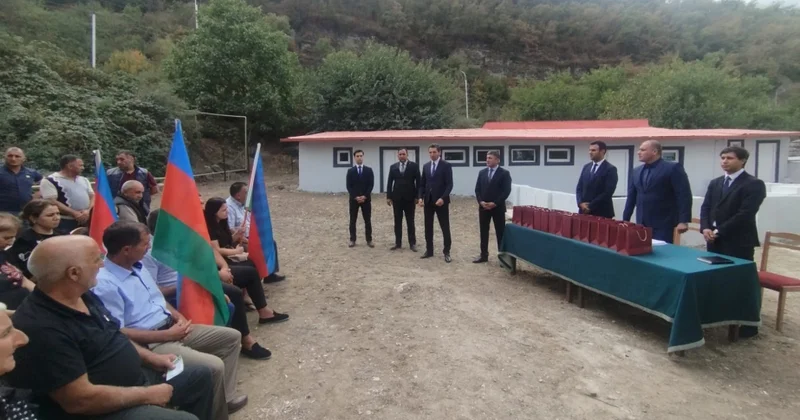 Xocalının Şuşakənd kəndinə ilk köçən 59 sakinə mənzillərin açarları təqdim edilib