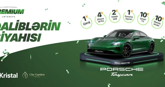 Kristal ın Premium lotereyasının qalibləri bəlli oldu!