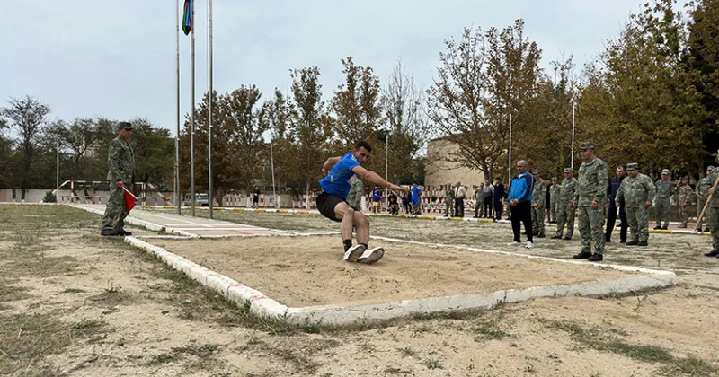 Azərbaycan Ordusunda hərbi qulluqçular arasında atletika yarışları keçirilib