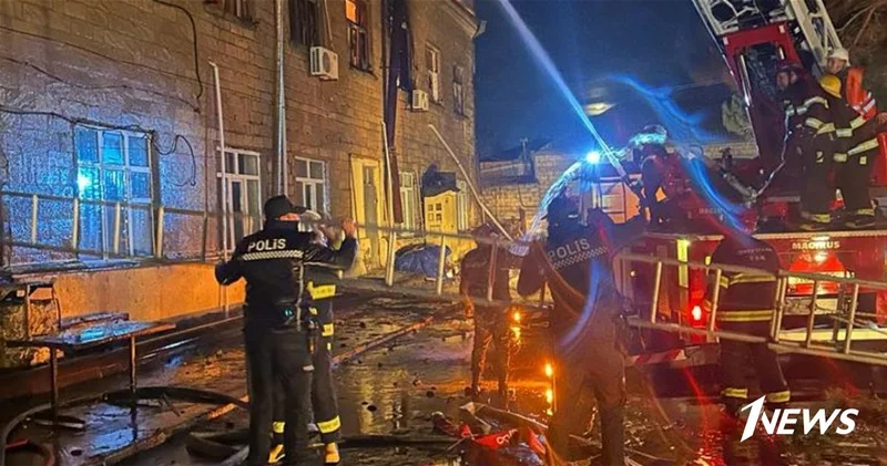МЧС: Пожар в жилом доме в Сумгайыте потушен ВИДЕО