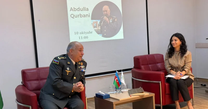 “İmza saatı” layihəsinin növbəti qonağı Abdulla Qurbani olub