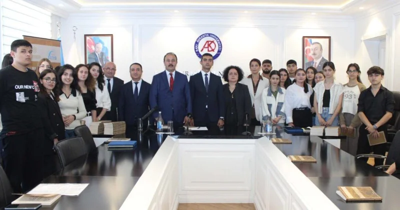 Dünya Gənc Türk Yazarlar Birliyi Bakı Avrasiya Universitetində Qərbi Azərbaycan hekayələri kitabını təqdim edib
