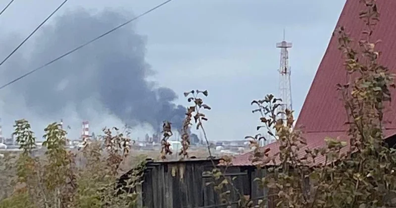 Опять горит уфимский нефтезавод