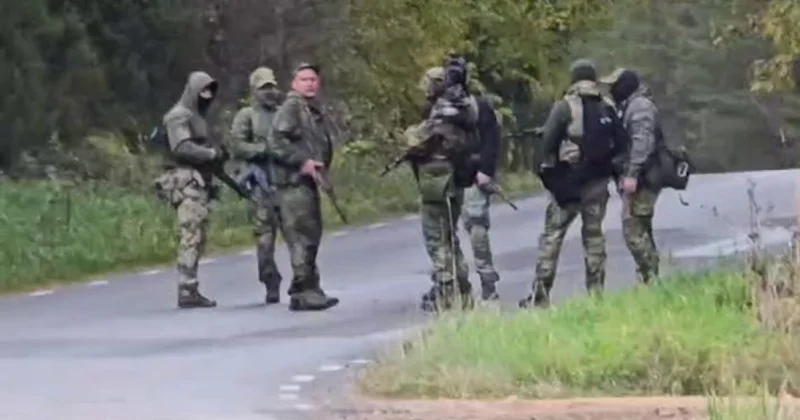 Российские военные у эстонских границ ВИДЕО