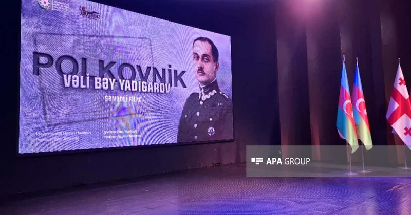 Tbilisidə azərbaycanlı hərbi xadim haqqında film nümayiş olunub FOTO