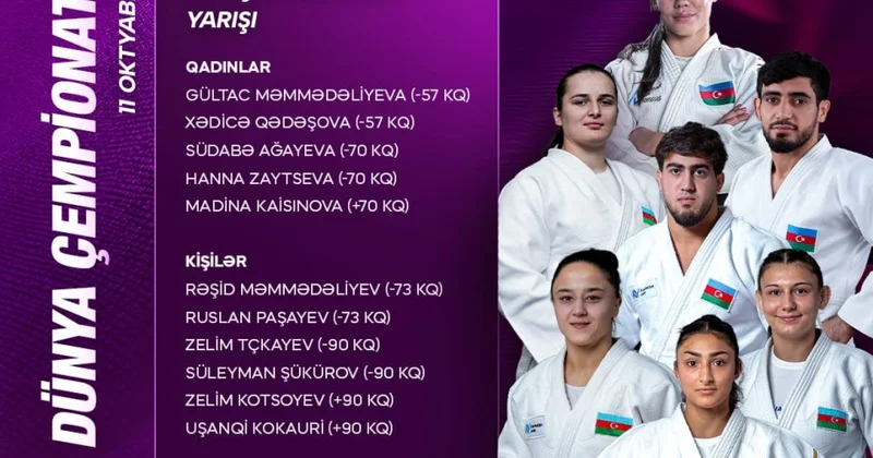 Azərbaycan cüdo yığması dünya çempionatının qarışıq komanda yarışında Avstriya ilə qarşılaşacaq