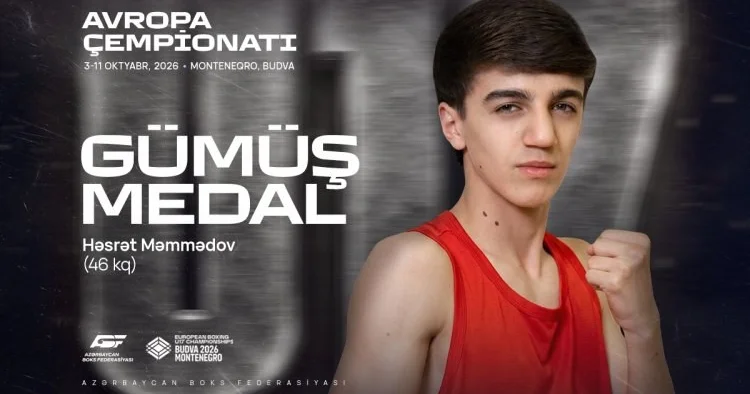 Azərbaycan yığması 6 cı medalını qazandı Avropa çempionatı