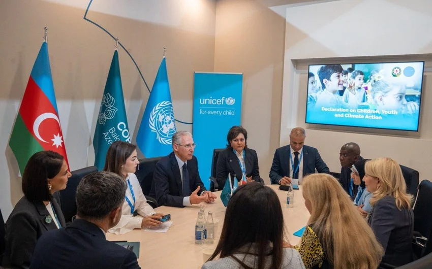 UNICEF: Azərbaycanın Uşaqlar, Gənclər və İqlim Fəaliyyəti Bəyannaməsini imzalamasını alqışlayırıq Azərbaycanda özəl xəbərlər, araşdırmalar, təhlillər və müsahibələrin tək ünvanı