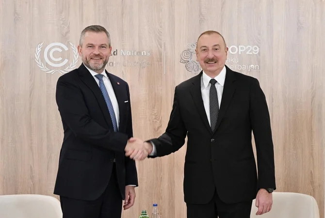 İlham Əliyev Slovakiya Prezidenti ilə görüşüb Xəbər saytı Son xəbərlər və Hadisələr