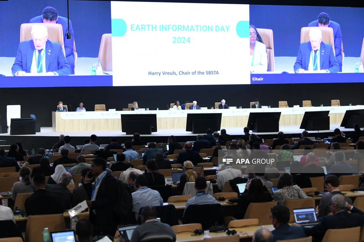 COP29: “Yer Məlumat Günü 2024” mövzusunda plenar sessiya keçirilib