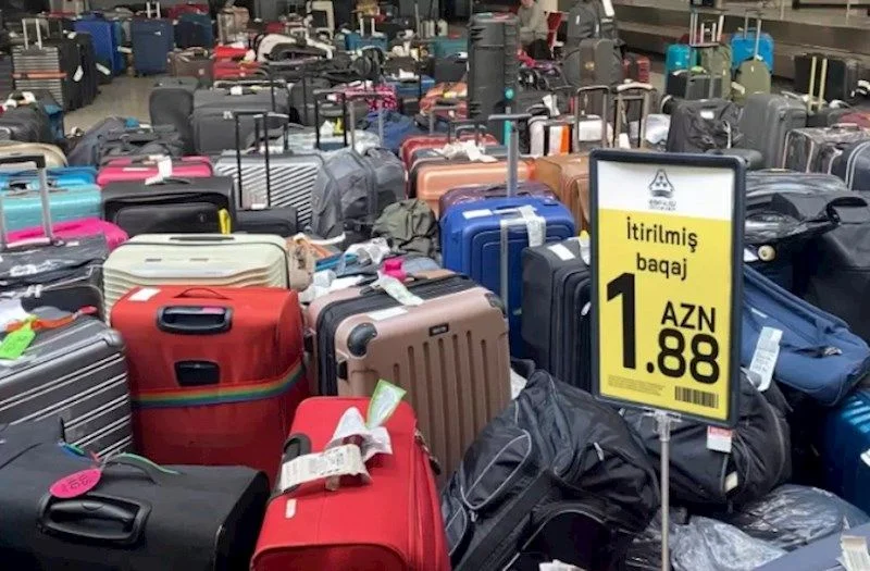 Bakı aeroportu itirilmiş çamadanları 1.88 AZNə satışa çıxarıb? Rəsmi cavab