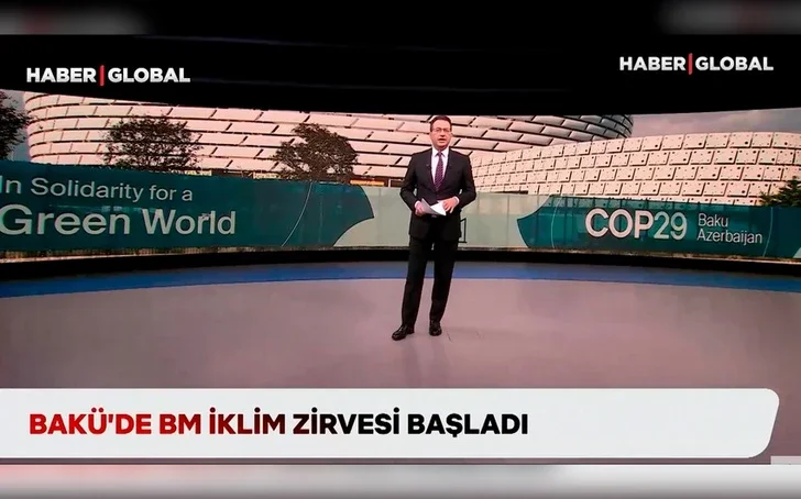 Телеканал Haber Global широко осветил первый день COP29 Новости Азербайджана