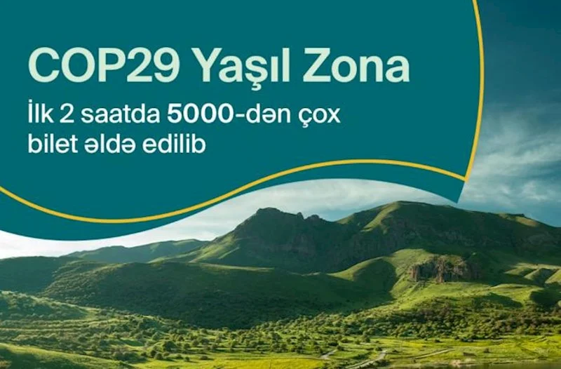 COP29un Yaşıl Zonası böyük ziyarətçi marağına səbəb olub