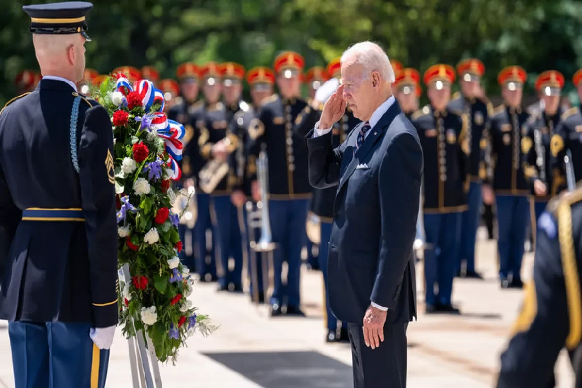 Байден произнес свою последнюю речь как президент на Дне ветеранов