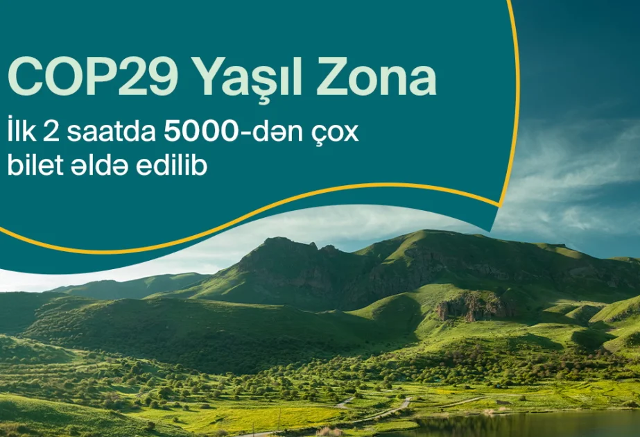 COP29un Yaşıl Zonası ziyarətçilərin böyük marağına səbəb olub