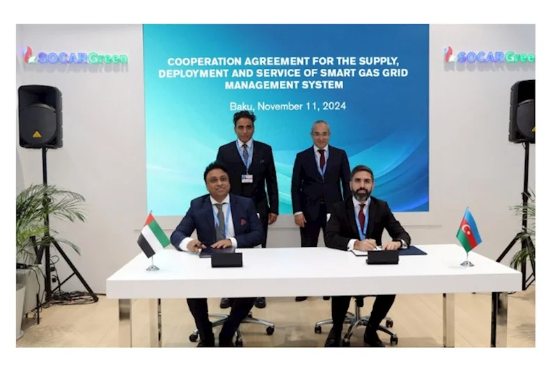 SOCAR “IntelliGrid” ilə Ağıllı Qaz Şəbəkəsinin İdarəetmə Sisteminin tətbiqinə dair Saziş imzalayıb