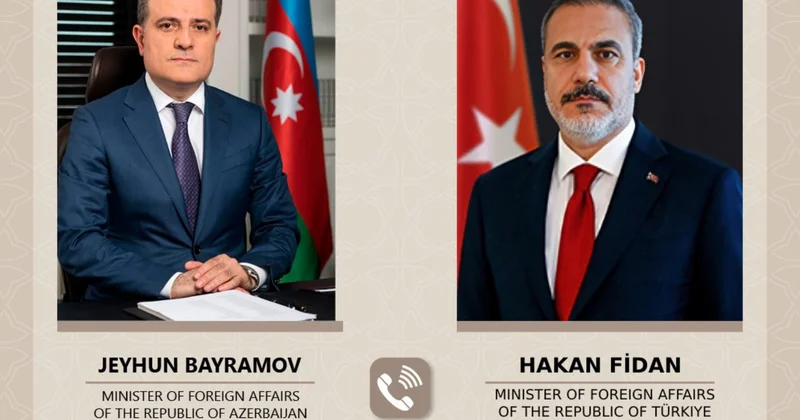 Ceyhun Bayramov və Hakan Fidan arasında telefon danışığı olub