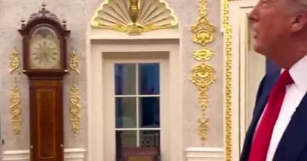 Трамп показал обновленный Овальный кабинет ВИДЕО