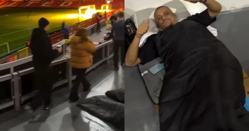 “Old Trafford”da gecələyərək evsizlərə yardım kampaniyasına qoşulublar VİDEO