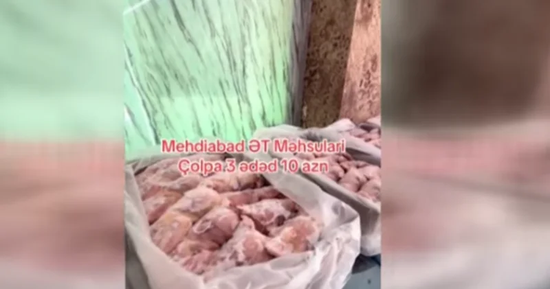 Bakıda 3 ədədi 10 manata kənd çolpaları satılır VİDEO