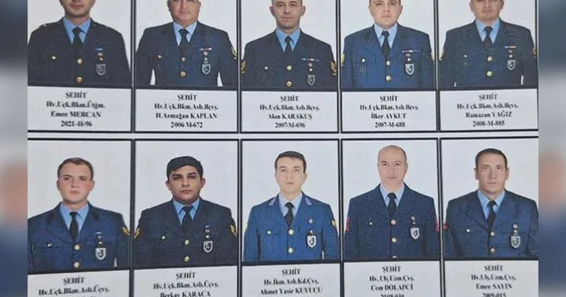 Həlak olan ekipaj üzvlərinin Fotosu