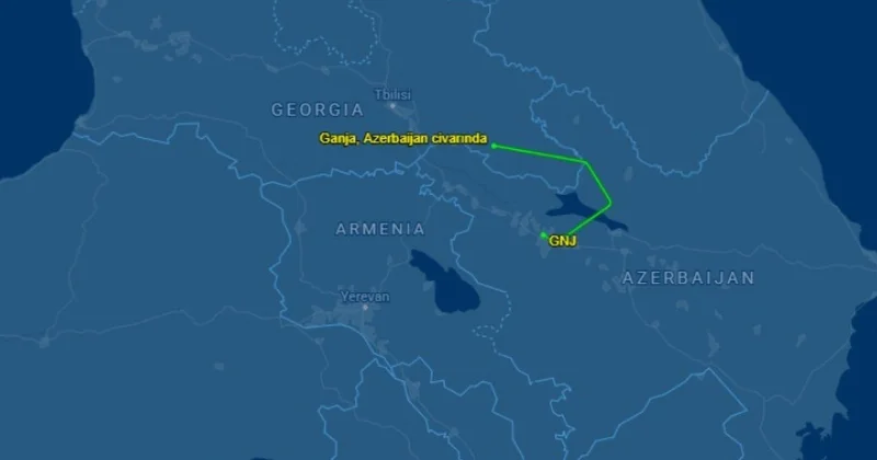 Qəzaya uğrayan təyyarə bu səhər Trabzondan Gəncəyə uçubmuş