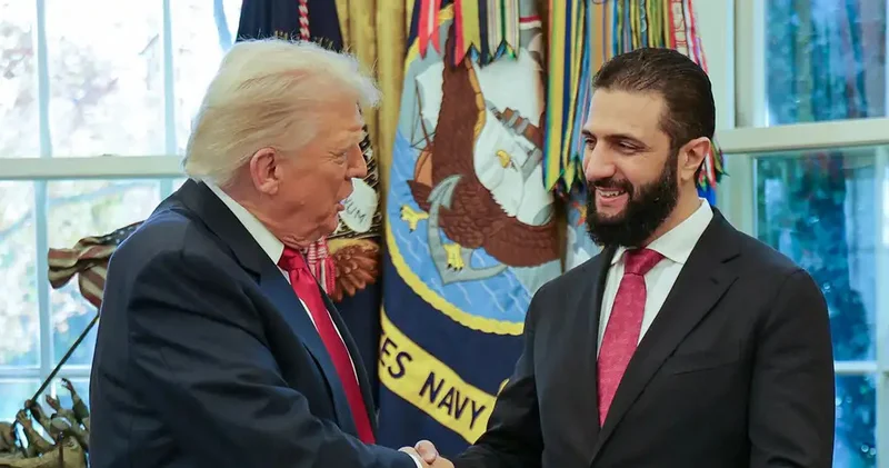 Tramp Ağ Evdə Suriyanın müvəqqəti prezidentini qəbul edib