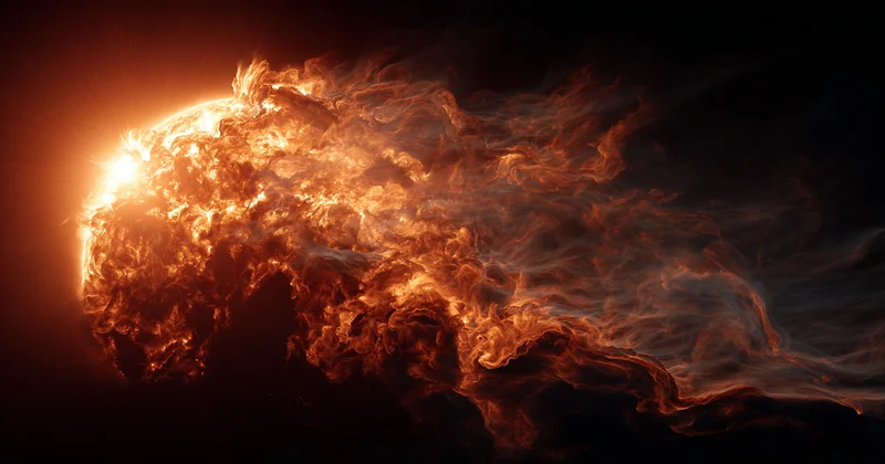 Удар облака плазмы по Земле ожидается в течение нескольких часов