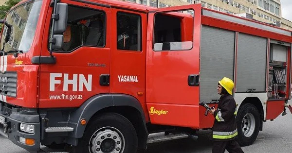 Bakıda güclü yanğın