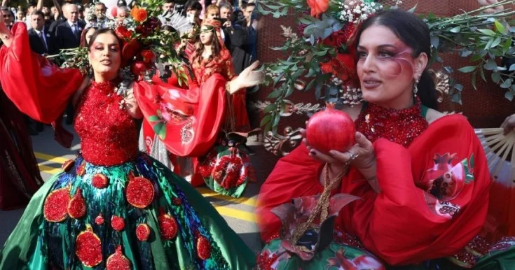 Elza Seyidcahanın geyimi gündəm oldu Foto